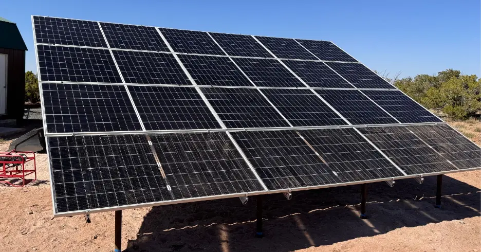 Real WMS solar install