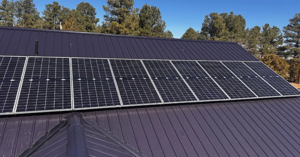Real WMS solar install