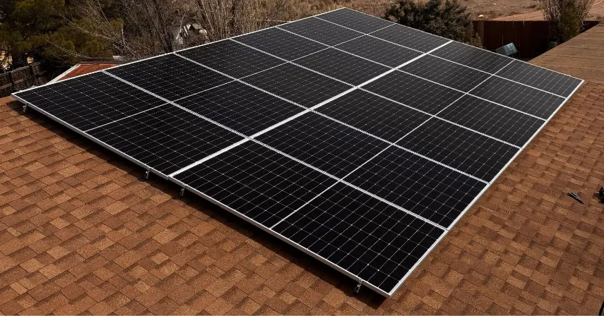 Real WMS solar install