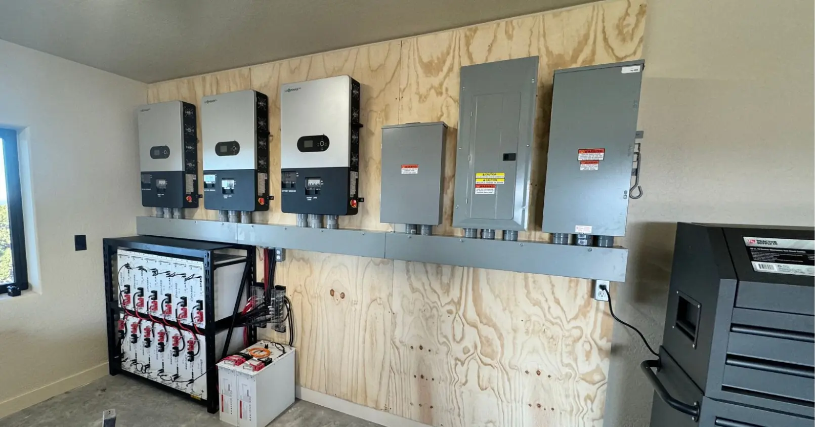 Real WMS solar install