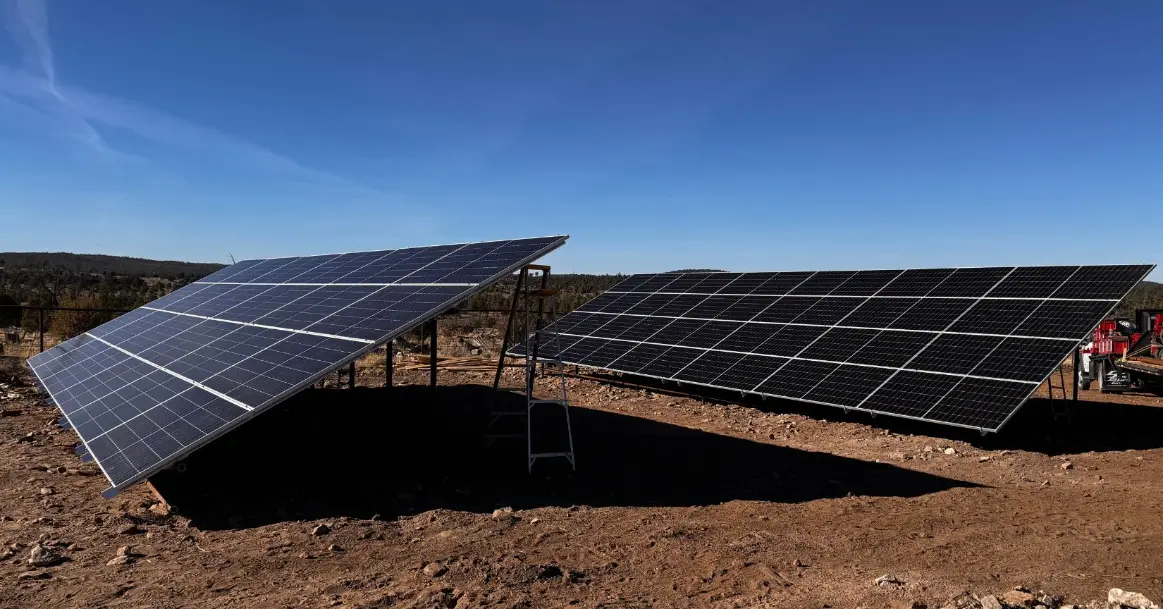 Real WMS solar install