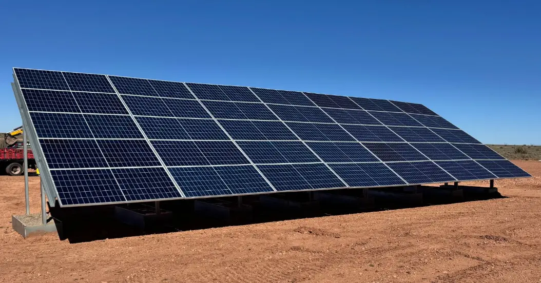 Real WMS solar install