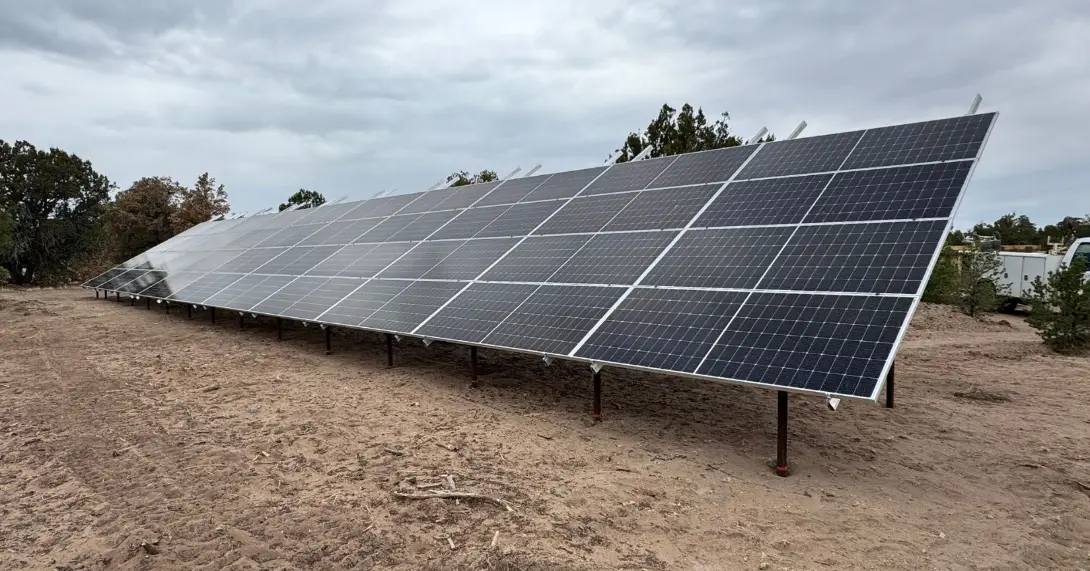 Real WMS solar install