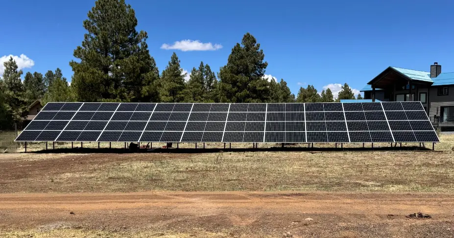 Real WMS solar install