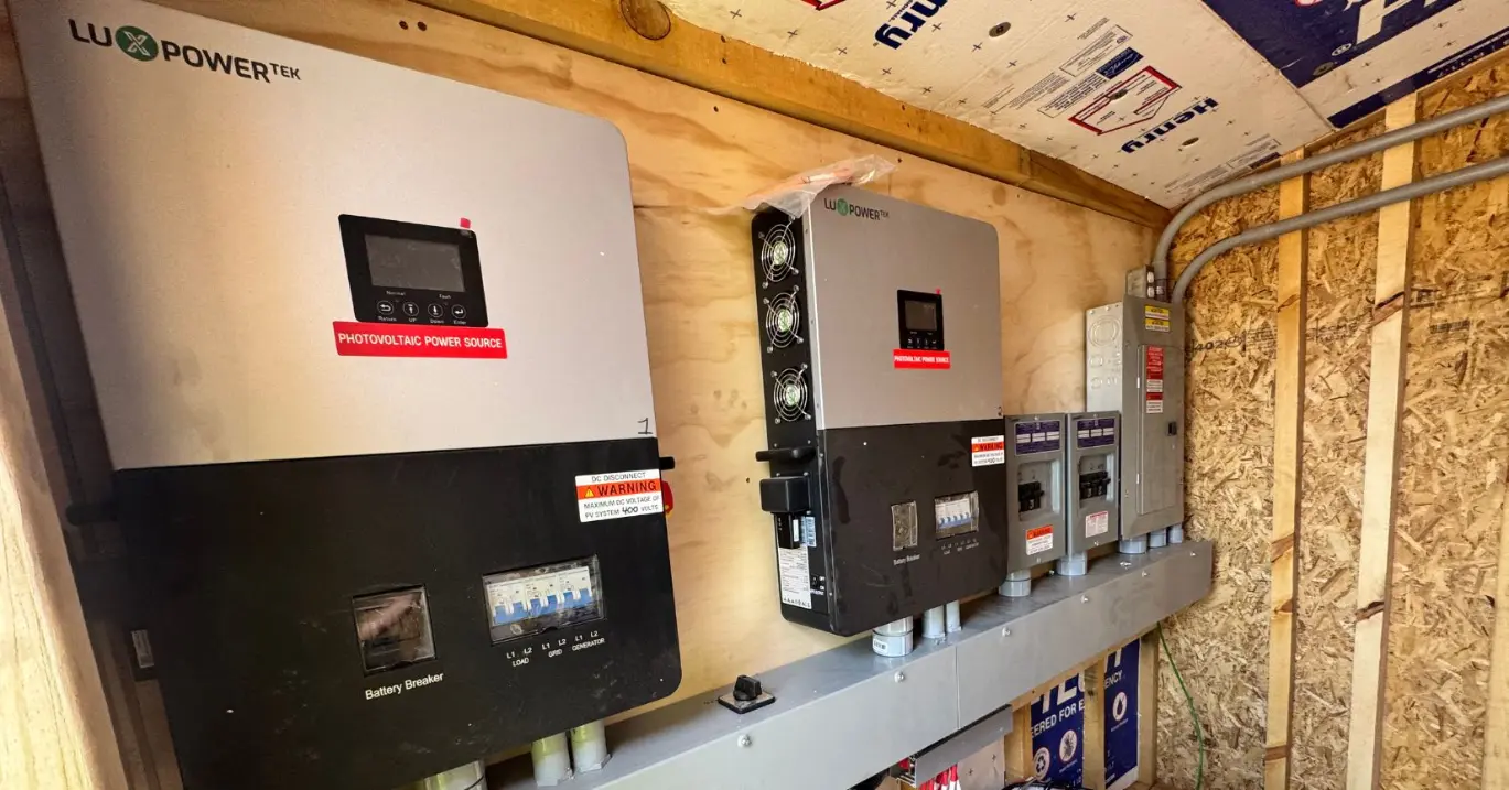Real WMS solar install