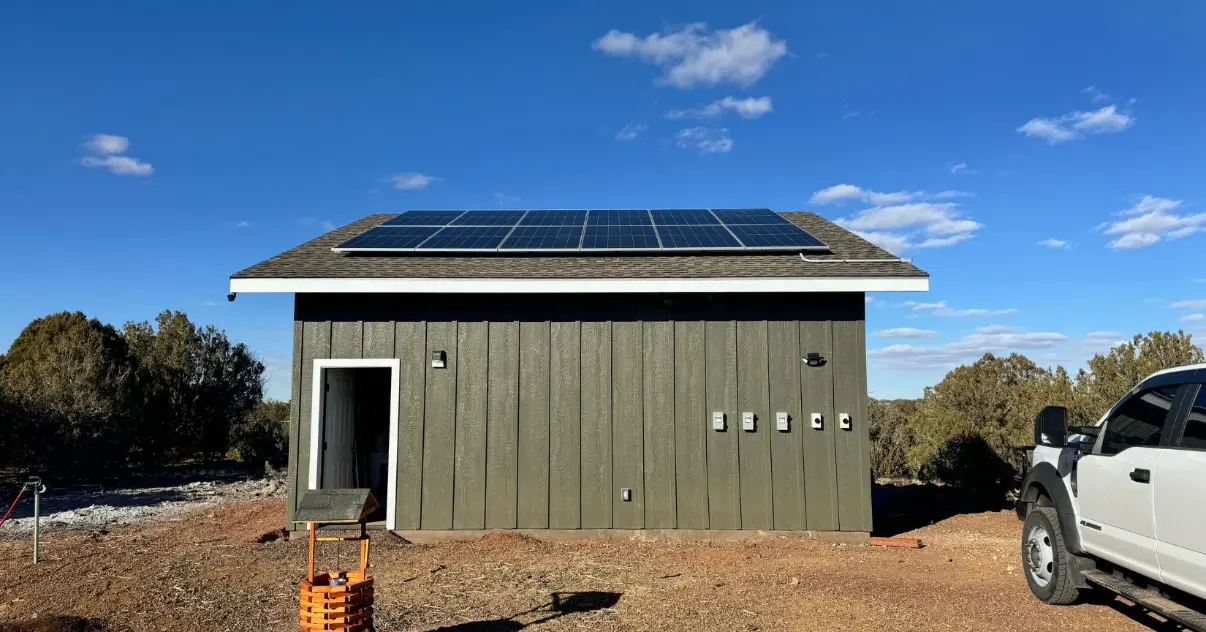 Real WMS solar install
