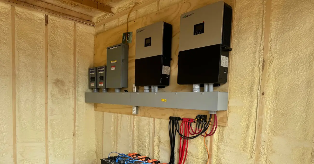 Real WMS solar install